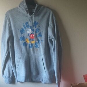 Disney Gray Hoodie with Mickey Mouse Design
